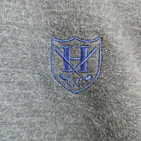 Peter Millar Men's Quarter Zip Size L Green Crown Comfort Pullover Embroidered - Picture 2 of 14